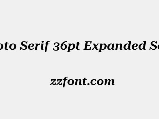Roboto Serif 36pt Expanded SemiBold