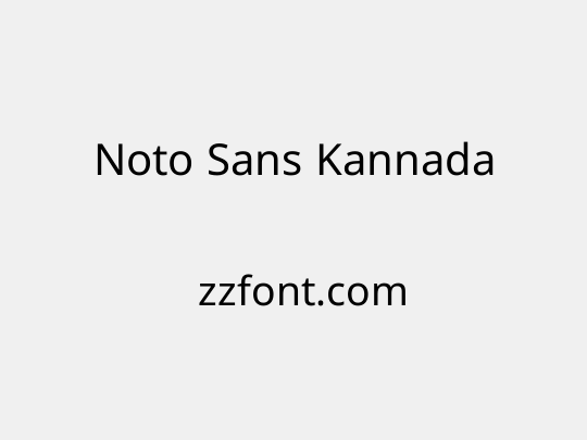 Noto Sans Kannada