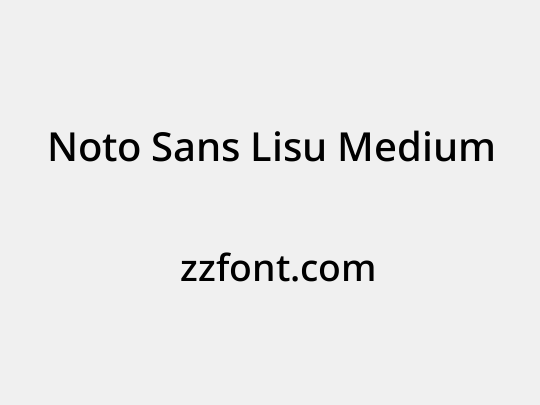 Noto Sans Lisu Medium