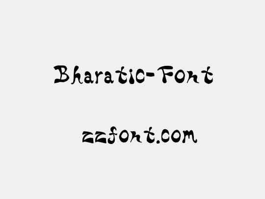 Bharatic-Font
