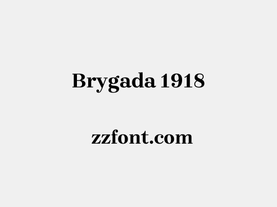 Brygada 1918
