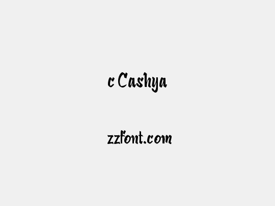 c Cashya