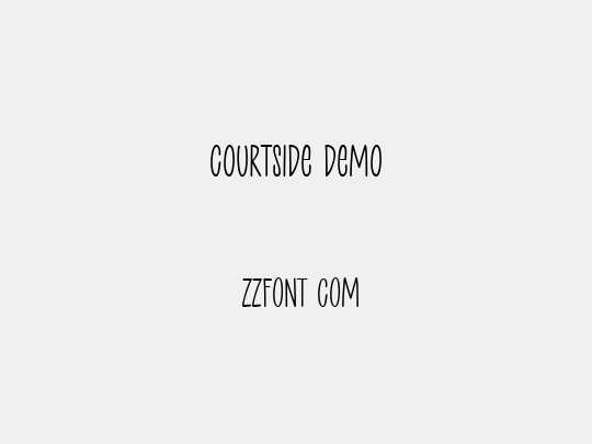 Courtside Demo