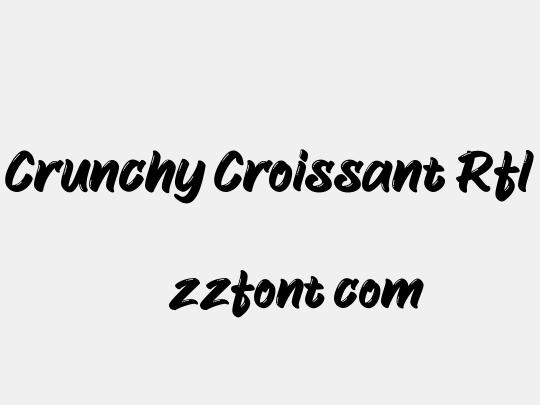 Crunchy Croissant Rfl