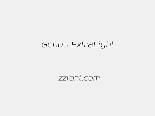Genos ExtraLight