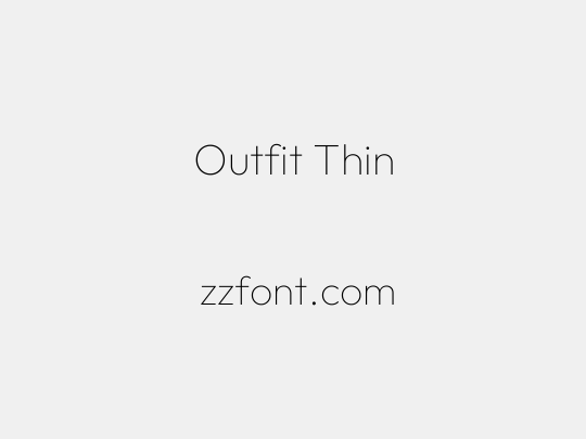 Outfit Thin