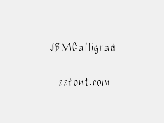 JBMCalligrad