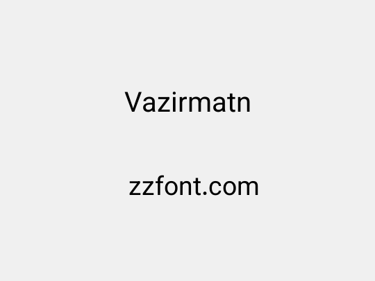 Vazirmatn