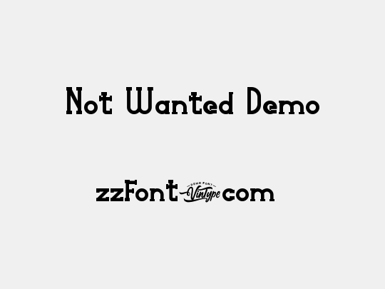 Not Wanted Demo