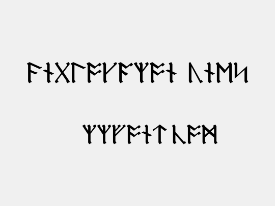 AngloSaxon Runes