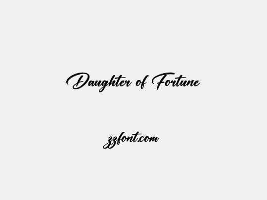 Daughter of Fortune
