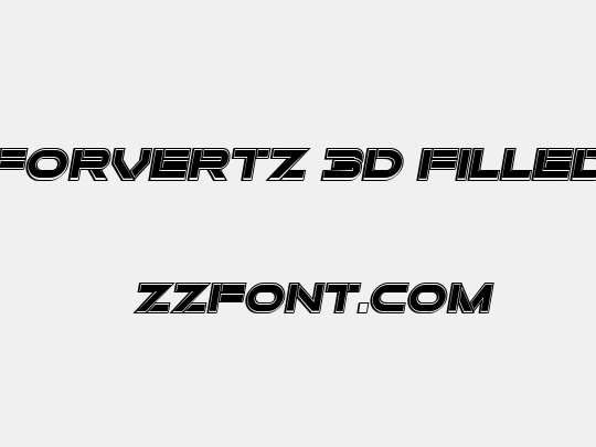 Forvertz 3D Filled