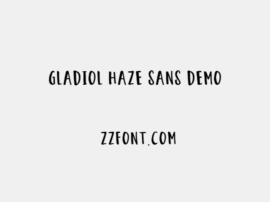Gladiol Haze Sans DEMO