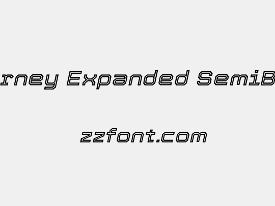 Tourney Expanded SemiBold