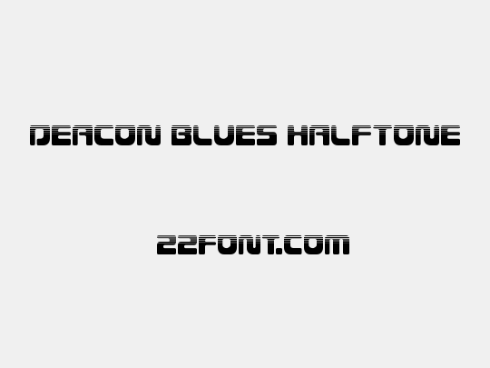 Deacon Blues Halftone