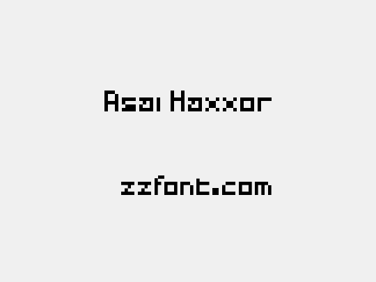Asai Haxxor
