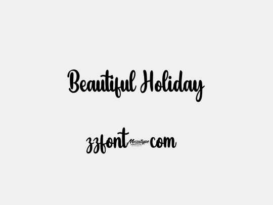 Beautiful Holiday
