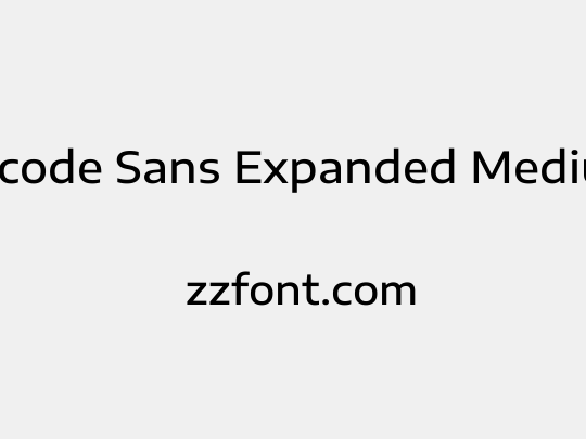 Encode Sans Expanded Medium