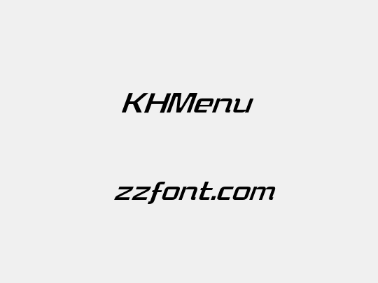KHMenu