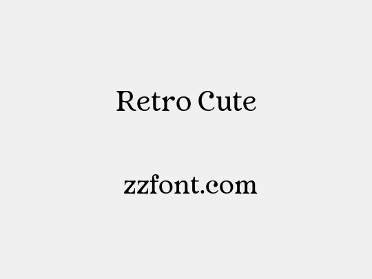 Retro Cute