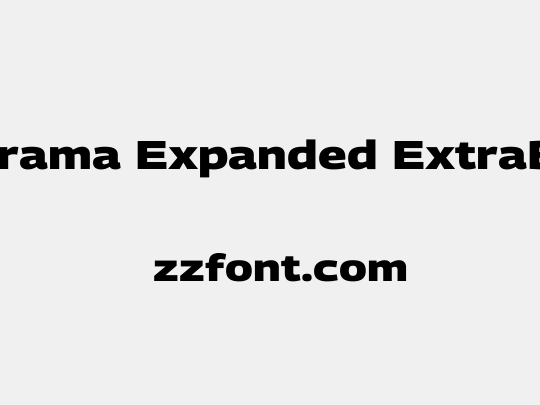 Georama Expanded ExtraBold