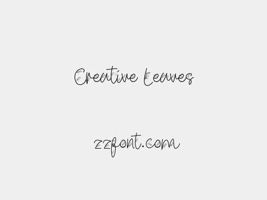 Creative Leaves