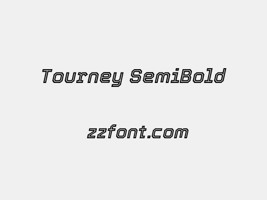 Tourney SemiBold