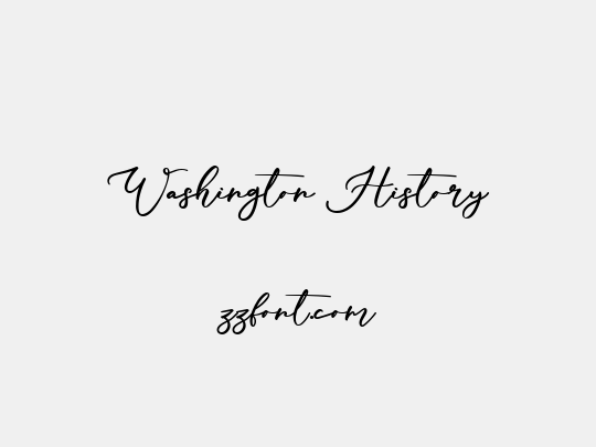Washington History