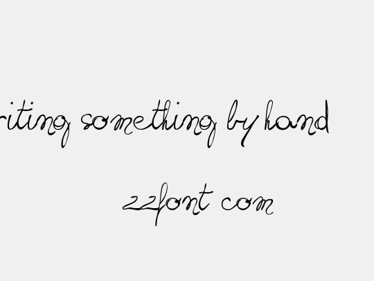 writing something by hand_FREE-