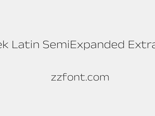 Anek Latin SemiExpanded ExtraLight