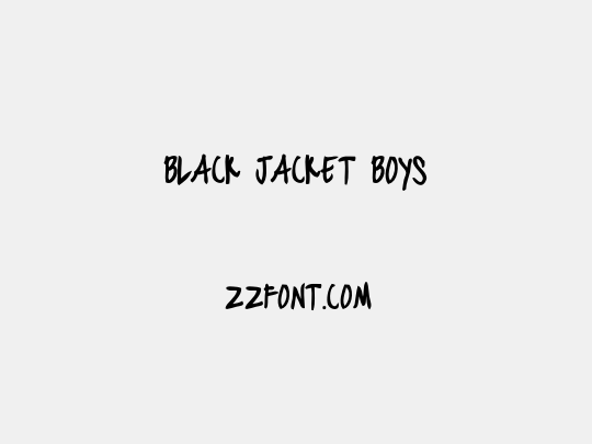 black jacket boys