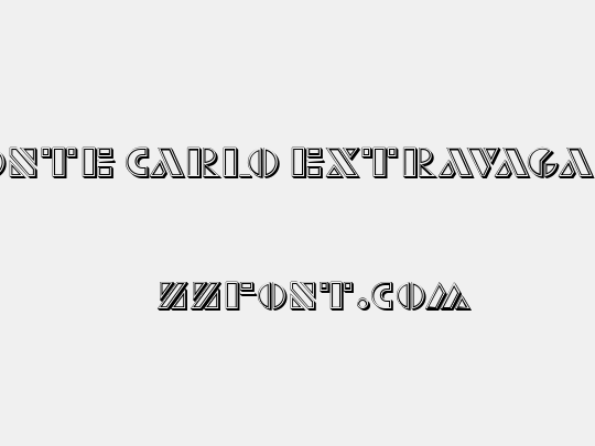 Monte Carlo Extravagant