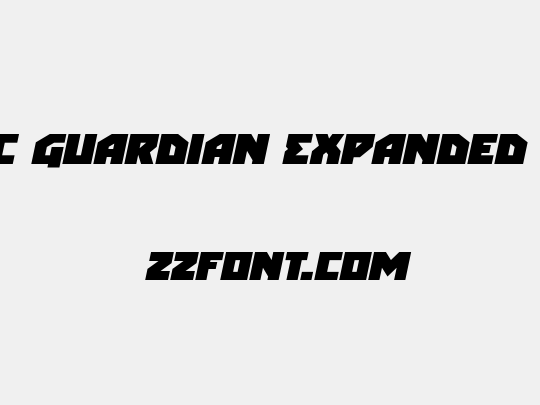 Arctic Guardian Expanded Italic