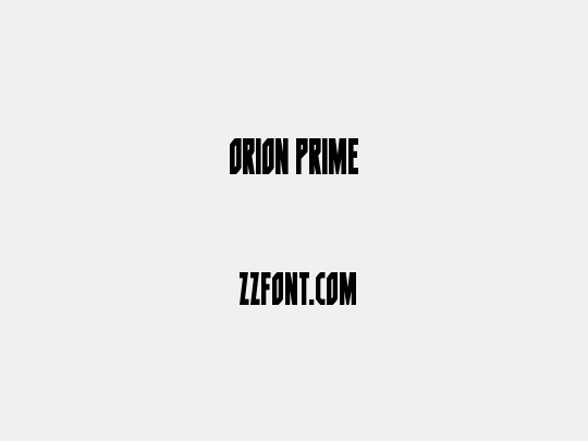 Orion Prime