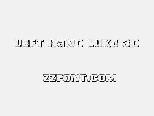 Left Hand Luke 3D