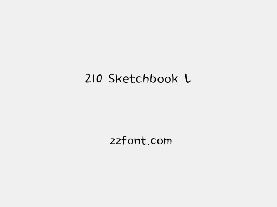 210 Sketchbook L