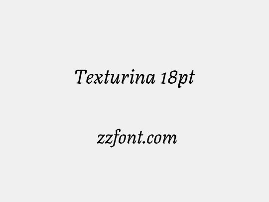 Texturina 18pt
