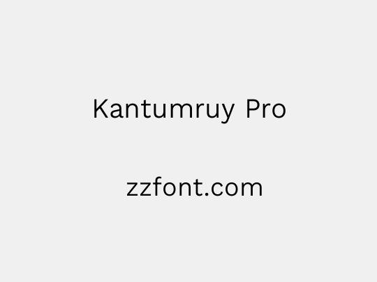 Kantumruy Pro