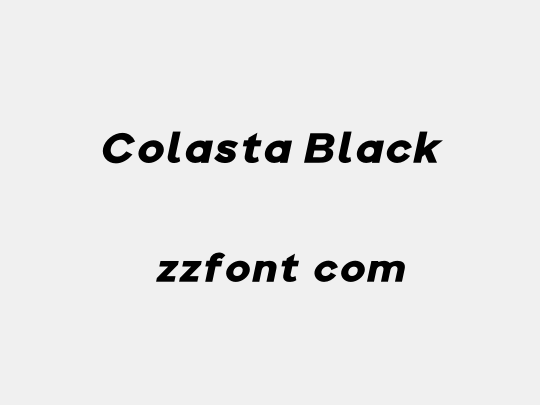 Colasta Black