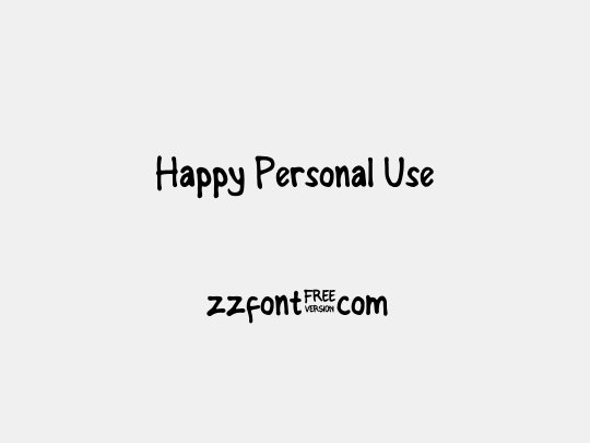 Happy Personal Use