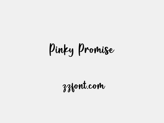 Pinky Promise