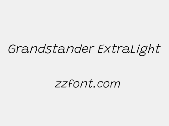Grandstander ExtraLight
