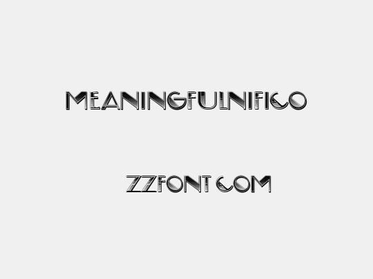 Meaningfulnifico