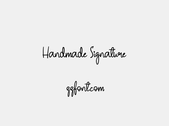 Handmade Signature