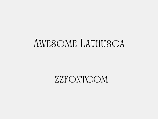 Awesome Lathusca