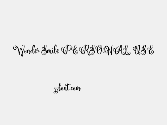 Wonder Smile PERSONAL USE