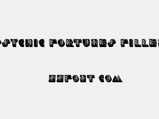 Psychic Fortunes Filled