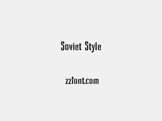 Soviet Style