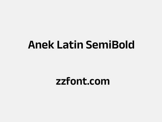 Anek Latin SemiBold