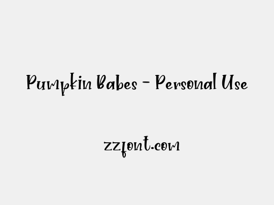 Pumpkin Babes - Personal Use
